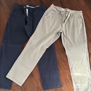 Blue and Gray Chinos & Khakis